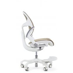 Кресло школьника FALTO ORTO ( корсетная спинка, слайдер, подлокотники 3D, сетка, золотой)