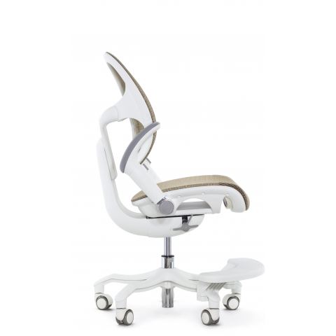 Кресло школьника FALTO ORTO ( корсетная спинка, слайдер, подлокотники 3D, сетка, золотой)