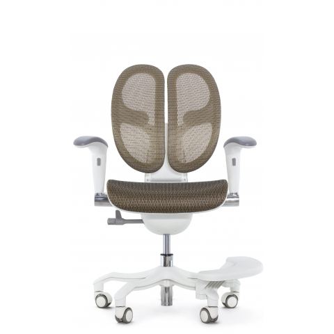 Кресло школьника FALTO ORTO ( корсетная спинка, слайдер, подлокотники 3D, сетка, золотой)