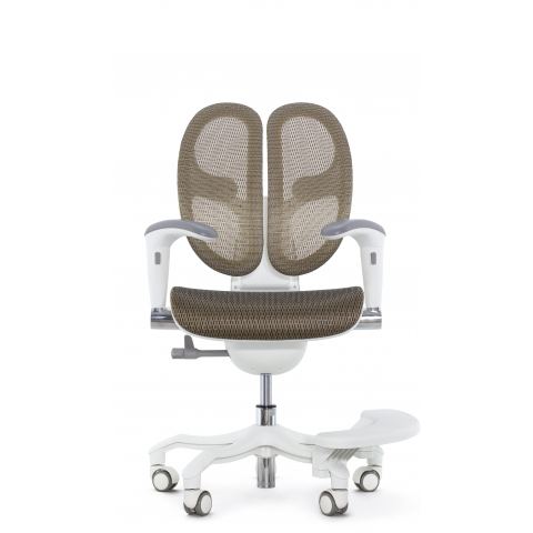 Кресло школьника FALTO ORTO ( корсетная спинка, слайдер, подлокотники 3D, сетка, золотой)