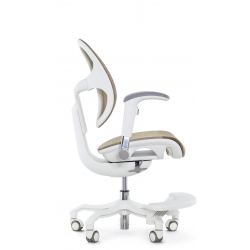 Кресло школьника FALTO ORTO ( корсетная спинка, слайдер, подлокотники 3D, сетка, золотой)