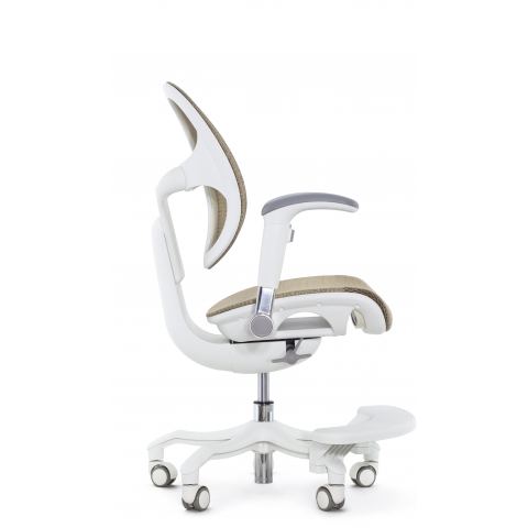 Кресло школьника FALTO ORTO ( корсетная спинка, слайдер, подлокотники 3D, сетка, золотой)