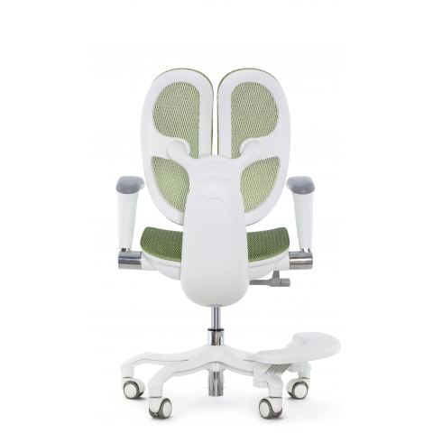 Кресло школьника FALTO ORTO (корсетная спинка, слайдер, подлокотники 3D, сетка, зеленый)