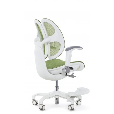 Кресло школьника FALTO ORTO (корсетная спинка, слайдер, подлокотники 3D, сетка, зеленый)