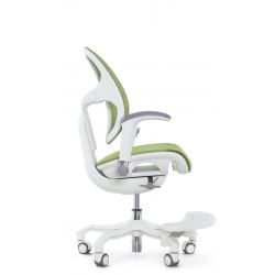 Кресло школьника FALTO ORTO (корсетная спинка, слайдер, подлокотники 3D, сетка, зеленый)