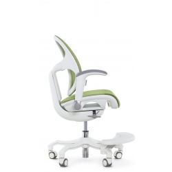 Кресло школьника FALTO ORTO (корсетная спинка, слайдер, подлокотники 3D, сетка, зеленый)