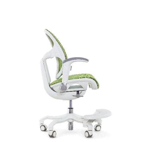 Кресло школьника FALTO ORTO (корсетная спинка, слайдер, подлокотники 3D, сетка, зеленый)