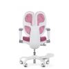 Кресло школьника FALTO ORTO (корсетная спинка, слайдер, подлокотники 3D, сетка, розовый)