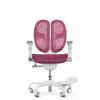 Кресло школьника FALTO ORTO (корсетная спинка, слайдер, подлокотники 3D, сетка, розовый)