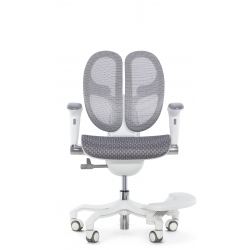 Кресло школьника FALTO ORTO (корсетная спинка, слайдер, подлокотники 3D, сетка, белый)