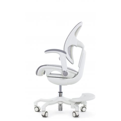 Кресло школьника FALTO ORTO (корсетная спинка, слайдер, подлокотники 3D, сетка, белый)