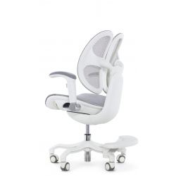 Кресло школьника FALTO ORTO (корсетная спинка, слайдер, подлокотники 3D, сетка, белый)