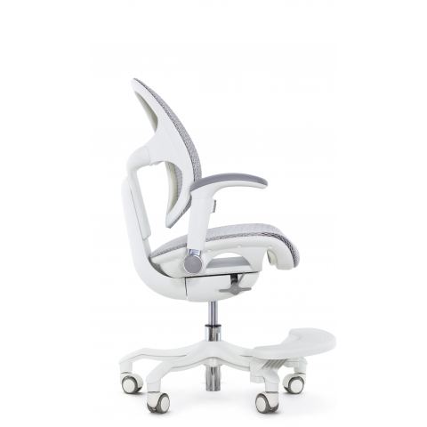 Кресло школьника FALTO ORTO (корсетная спинка, слайдер, подлокотники 3D, сетка, белый)