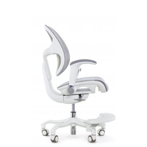 Кресло школьника FALTO ORTO (корсетная спинка, слайдер, подлокотники 3D, сетка, белый)