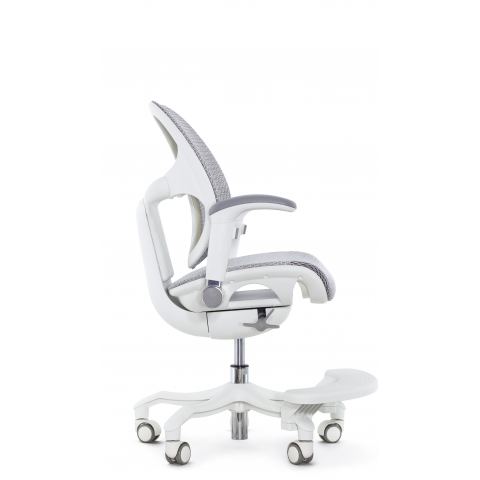 Кресло школьника FALTO ORTO (корсетная спинка, слайдер, подлокотники 3D, сетка, белый)