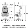 Кресло FALTO SPRING 2 (поясничный валик, подлокотники 6D(360), сетка, черный)