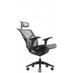 Кресло Falto VISTA (сетка серая / каркас черный)