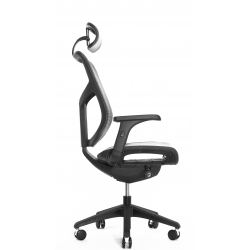 Кресло Falto VISTA (сетка серая / каркас черный)