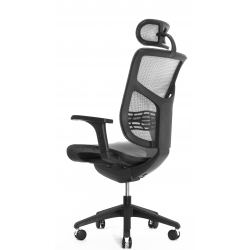 Кресло Falto VISTA (сетка серая / каркас черный)