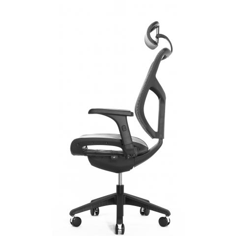 Кресло Falto VISTA (сетка серая / каркас черный)