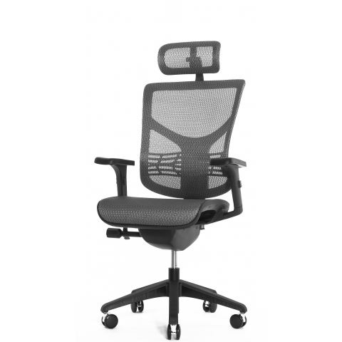 Кресло Falto VISTA (сетка серая / каркас черный)