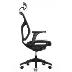 Кресло Expert VISTA VSM01-WH (сетка  белая / каркас черный)