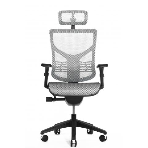 Кресло Expert VISTA VSM01-WH (сетка  белая / каркас черный)