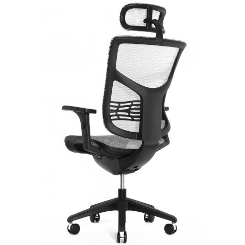 Кресло Expert VISTA VSM01-WH (сетка  белая / каркас черный)