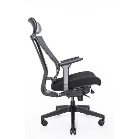 Кресло Falto G-1 GON 01KAL/BK-BK (каркас черный,  спинка черная, сидение черное)