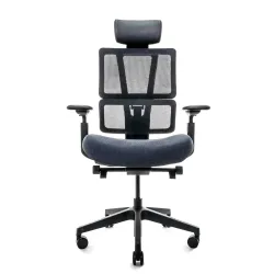 Кресло Falto G2-PRO GTP11KAL/BK-BK (каркас черный,  спинка черная, сидение черное)