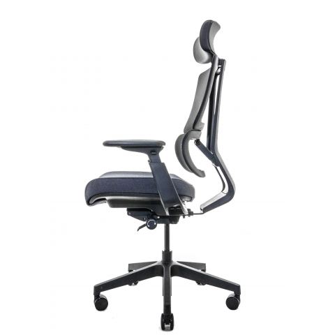 Кресло Falto G2-PRO GTP11KAL/BK-BK (каркас черный,  спинка черная, сидение черное)