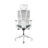 Кресло Falto G2-PRO GTP11WAL-GY-BLGY (каркас белый, спинка серая, сидение серое)