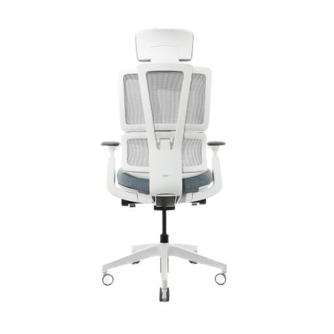 Кресло Falto G2-PRO GTP11WAL-GY-BLGY (каркас белый, спинка серая, сидение серое)