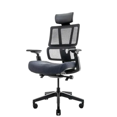 Кресло Falto G2-PRO GTP11KAL/BK-BK (каркас черный,  спинка черная, сидение черное)