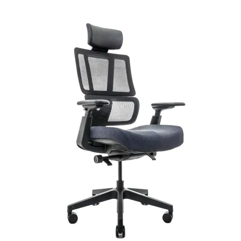 Кресло Falto G2-PRO GTP11KAL/BK-BK (каркас черный,  спинка черная, сидение черное)