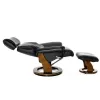 Кресло реклайнер Relax PIABORA NEW 7829 (001 BLACK/ 029 WALNUT)