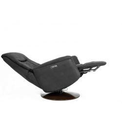 Кресло электрореклайнер FALTO Zero (2 мотора, zero, искусственный нубук, черный)