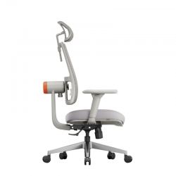 Эргономичное компьютерное кресло FoxGear NETZ модель E, серый