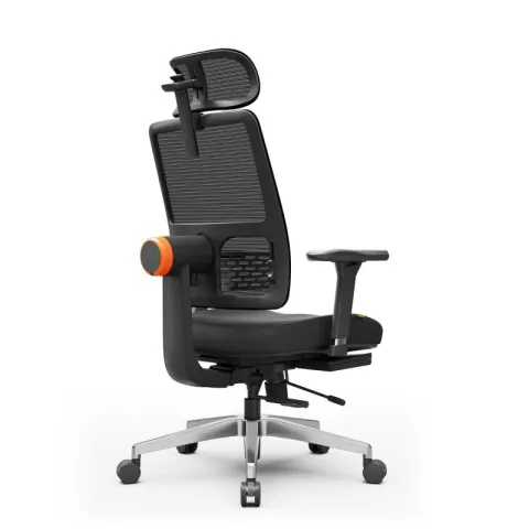Эргономичное компьютерное кресло FoxGear NETZ модель M, черный