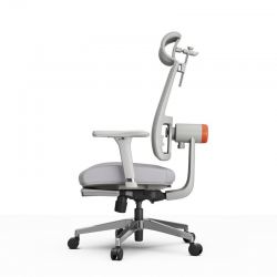 Эргономичное компьютерное кресло FoxGear NETZ модель M, серый