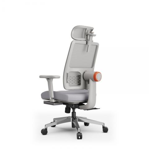 Эргономичное компьютерное кресло FoxGear NETZ модель M, серый