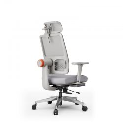 Эргономичное компьютерное кресло FoxGear NETZ модель M, серый