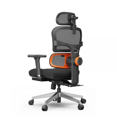 Эргономичное компьютерное кресло FoxGear NETZ модель X, черный