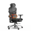 Эргономичное компьютерное кресло FoxGear NETZ модель X, черный