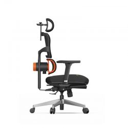 Эргономичное компьютерное кресло FoxGear NETZ модель X, черный