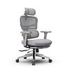 Эргономичное компьютерное кресло FoxGear NETZ модель X, серый