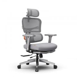 Эргономичное компьютерное кресло FoxGear NETZ модель X, серый