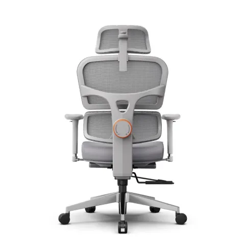 Эргономичное компьютерное кресло FoxGear NETZ модель X, серый