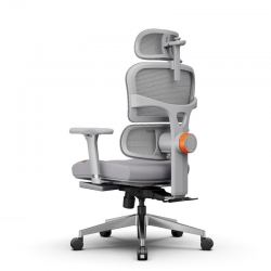 Эргономичное компьютерное кресло FoxGear NETZ модель X, серый