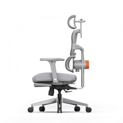 Эргономичное компьютерное кресло FoxGear NETZ модель X, серый